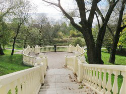 лестница в греческом стиле, Олонецкий парк