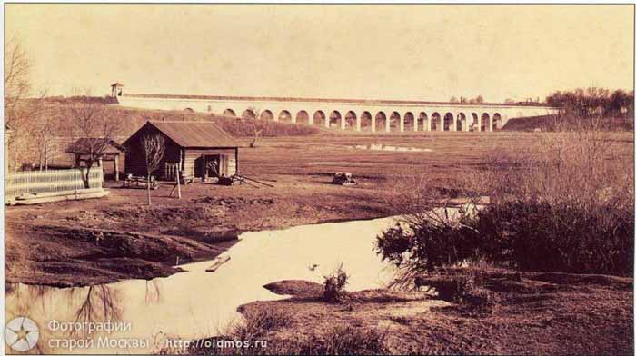 Акведук в начале 20-го века, старая фотография