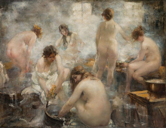 картина Женщины в бане