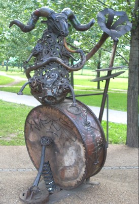 скульптура баран