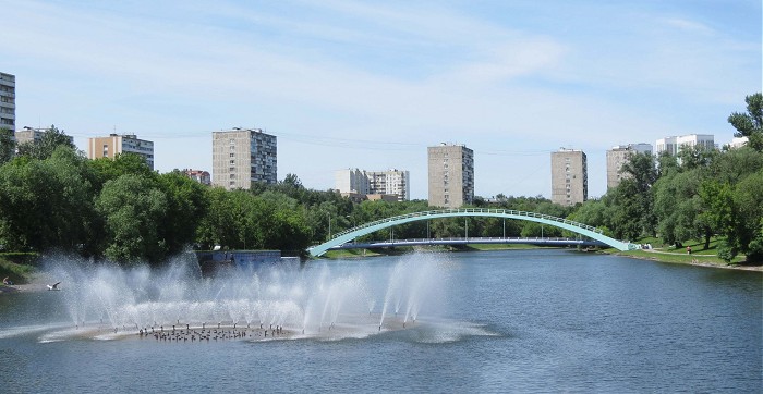 пруд в Черкизовском парке