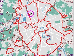 Карта - навигатор, расположение организации на карте Москвы
