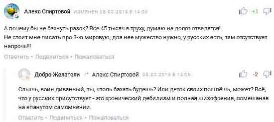 Комментарий с сайта Lenta.ru