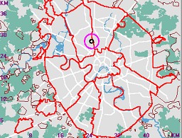 Карта - навигатор, расположение магазины на карте Москвы