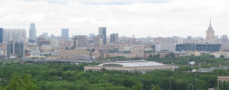 Вид на Москву с Воробьевых гор